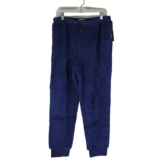 Club Room Fuzzy Lounge Pants, Blue, Sz L, NWT - Picture 1 of 6